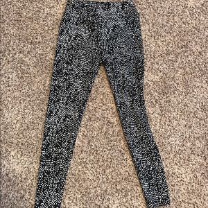 OS LuLaRoe Black and White Leggings