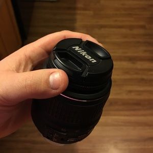 Nikon DX 18-55mm kit lens.