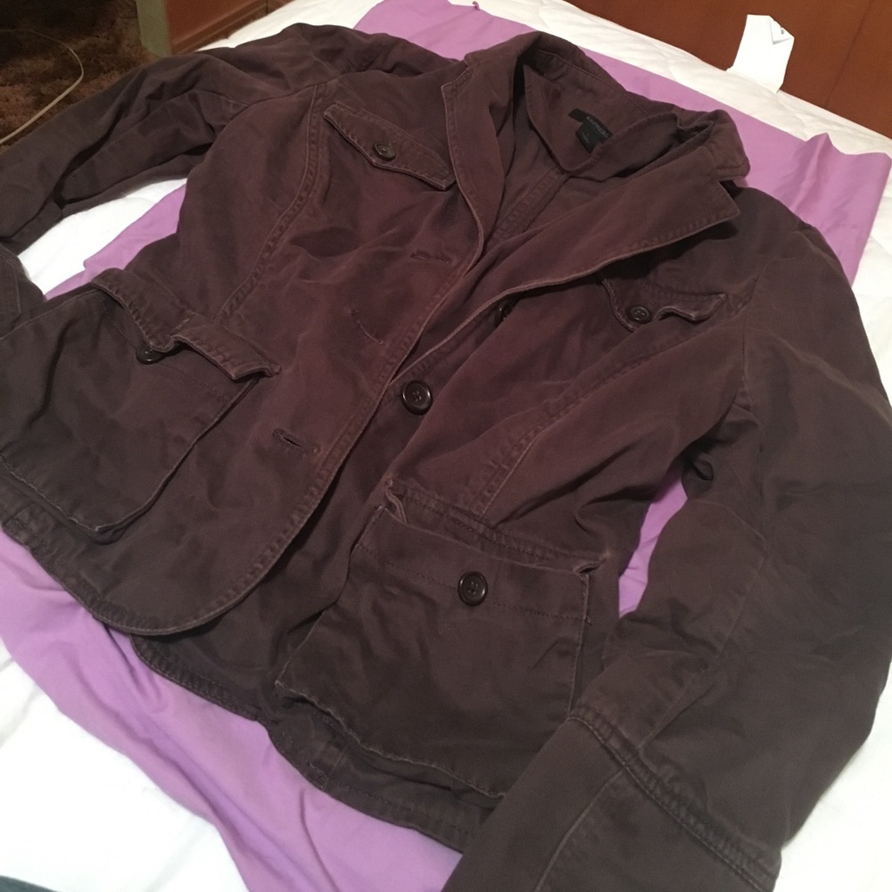Size large express cropped jacket