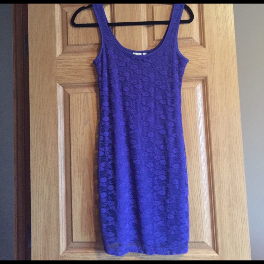 Purple/Blue Lace Dress