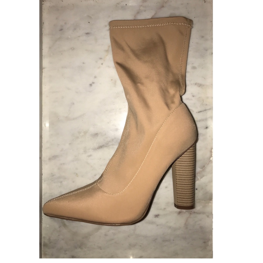 Pointed Toe Sock Boot
