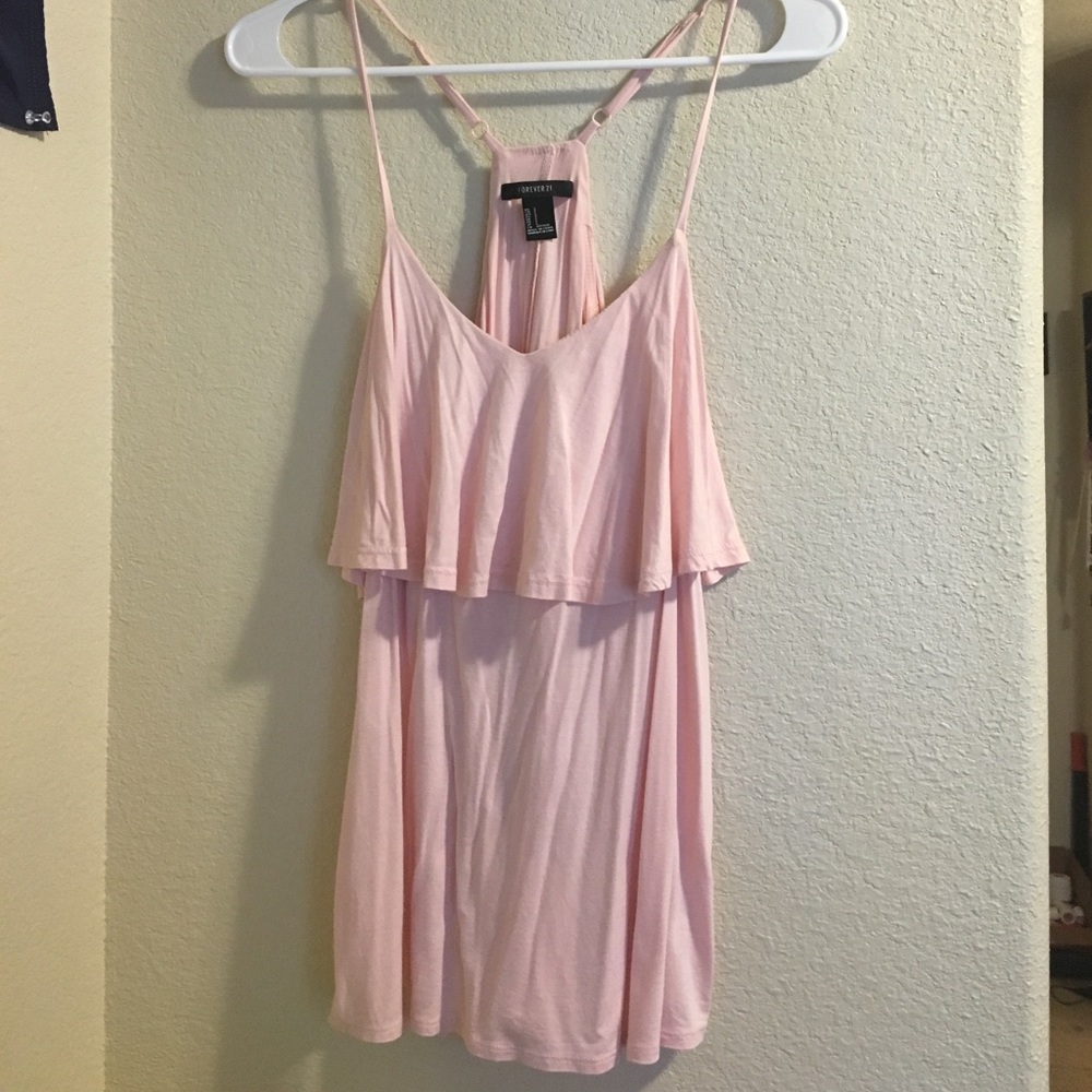 Soft pink forever21 tank