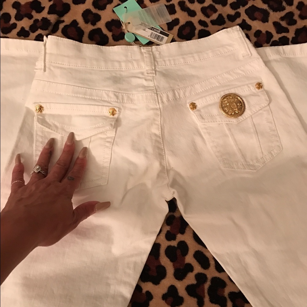 White Roberto Cavalli Jeans