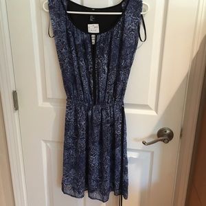 Blue sleeveless summer H&M dress, NWT