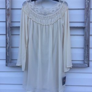 Boho style knee length dress size M