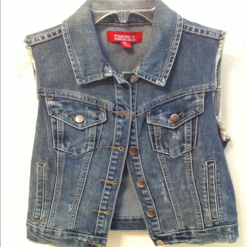 Forever 21 denim vest