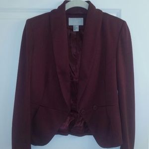 H&M Maroon blazer