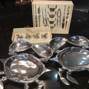 Pottery Barn Lobster serving set