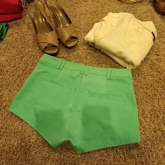 { H&M } Polyester Shimmer Shorts - Picture 4 of 8