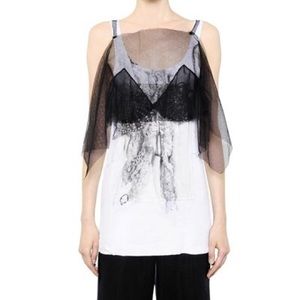 FINAL DROP 🔻Maison Margiela Tulle Embellished Top