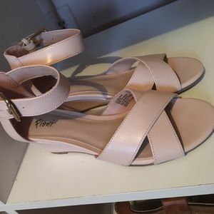 Pale pink sandals