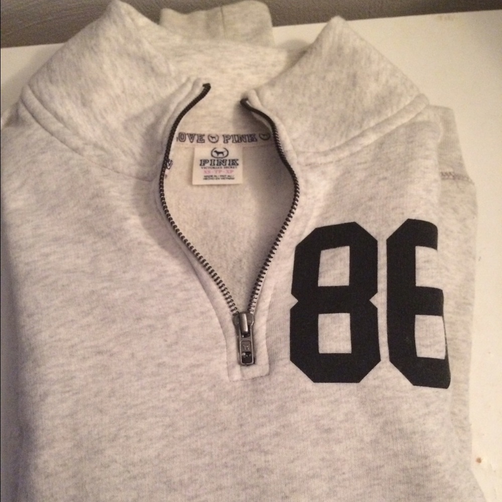 VS PINK half zip