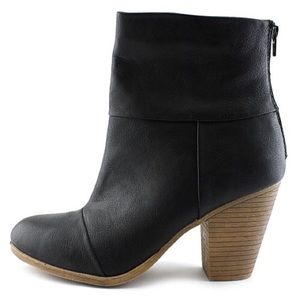 Black ankle boots