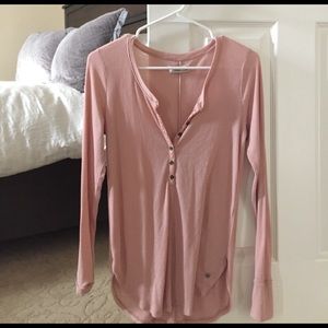 Pink loose long sleeve