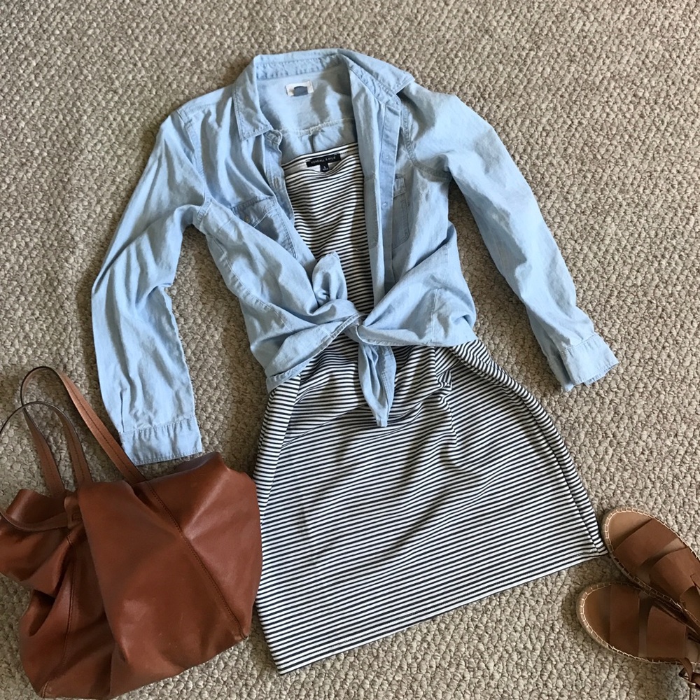 Brand New Kendall and Kylie Striped Dress