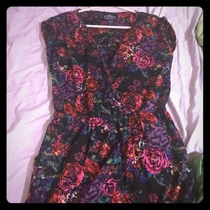 Rose retro dress