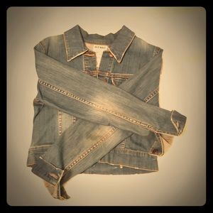 Short Dark Denim Pixie Jacket