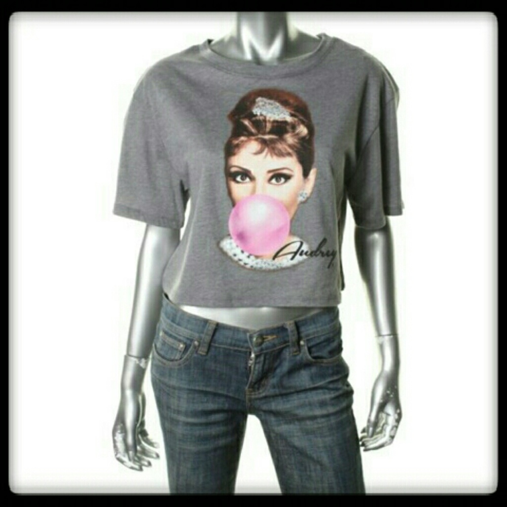 Breakfast at Tiffany's Crop Top - GIFTED-GIFTED - Picture 2 of 2