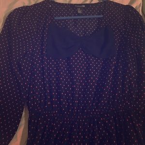 Retro dress with bow
