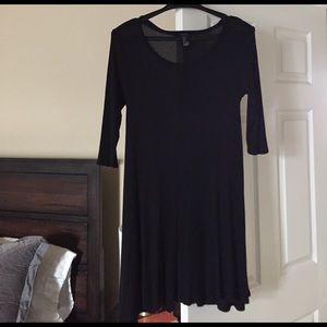 Black tee shirt dress