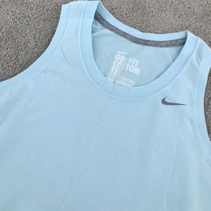 Nike Dry Fit Work Out Shirt, Powder Blue