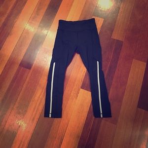 Lululemon high waisted reflective running tights