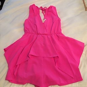 Hot Pink Romper