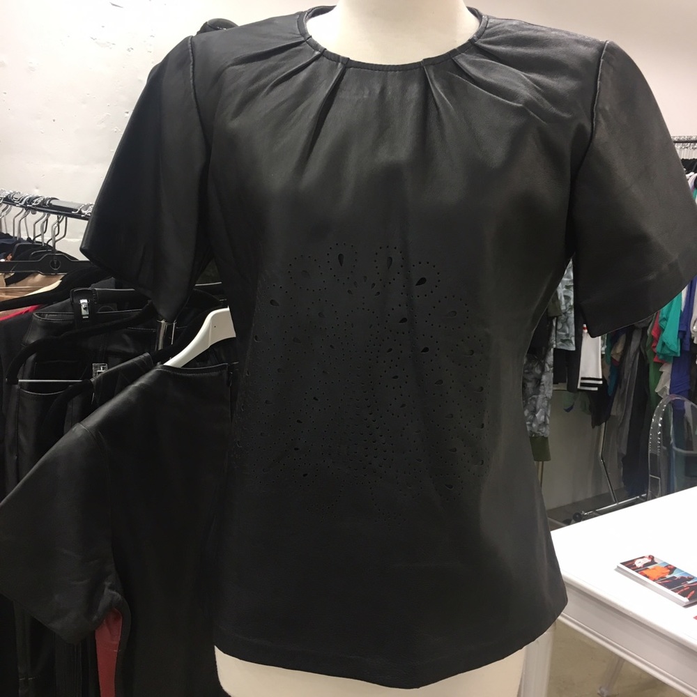 PELLE d'arte by NAIRANA Leather Shirt