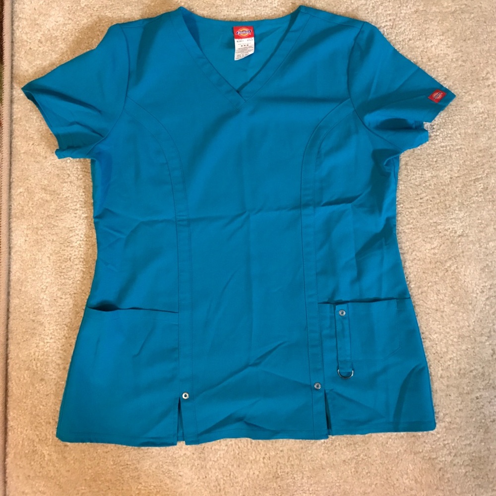 Women's Teal stretch scrub top