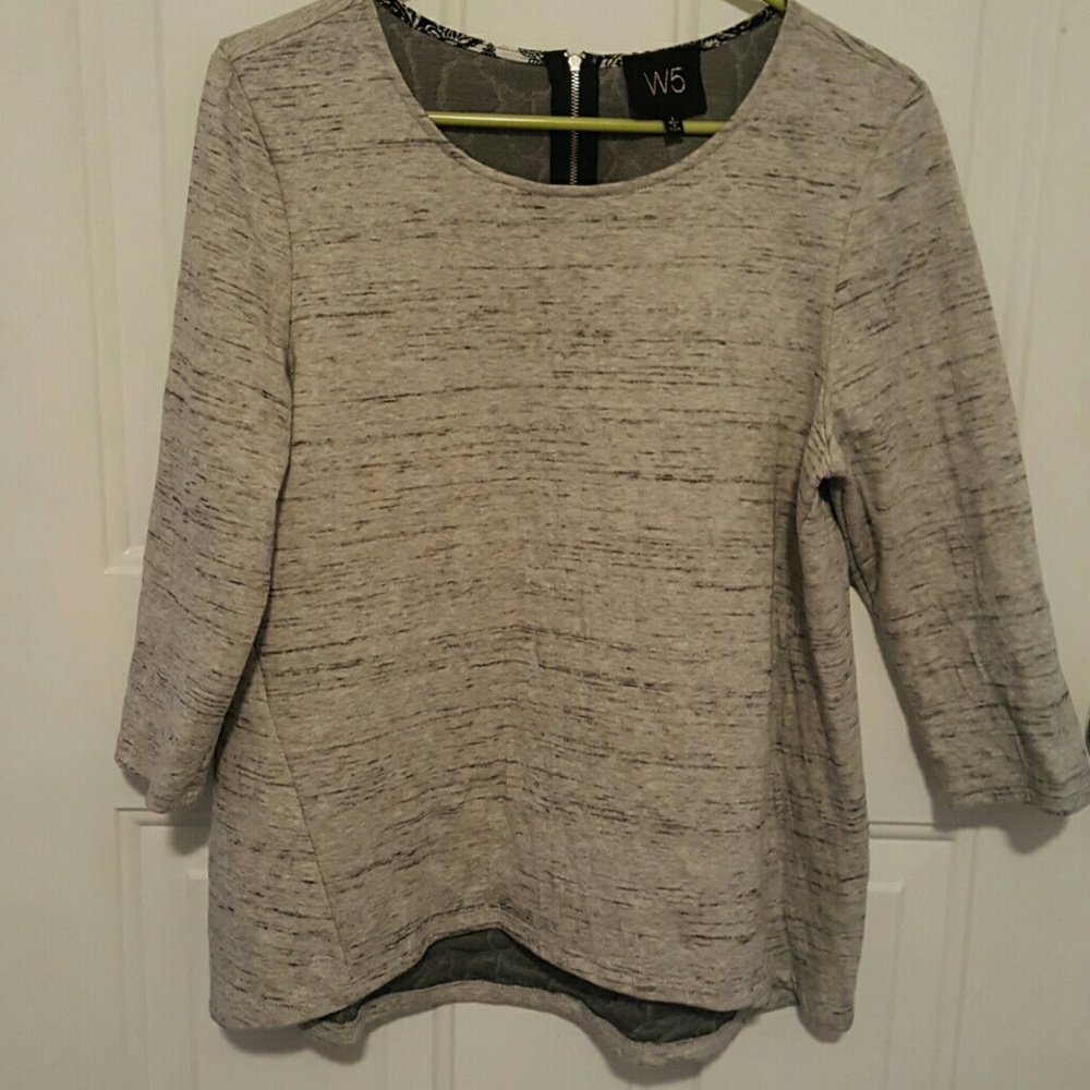 W5 3/4 sleeve top