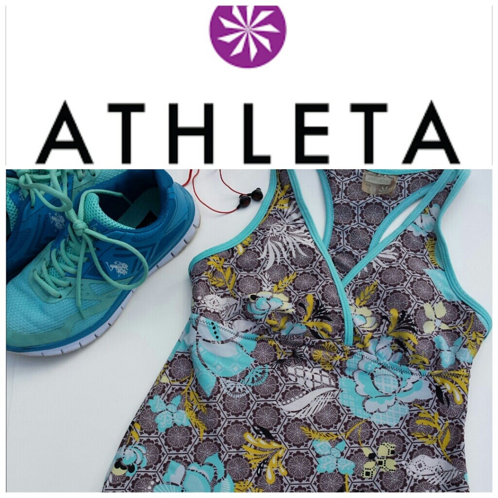 Athleta Yoga Workout Tank Top Removable Pads