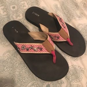J. Crew flip flop size 8