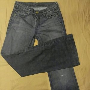 7 For All Man Kind Side Leg DOGO Low Waist Jeans