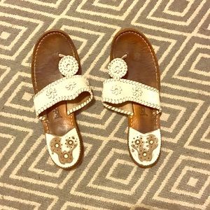 Jack Rogers White Navajo sandal