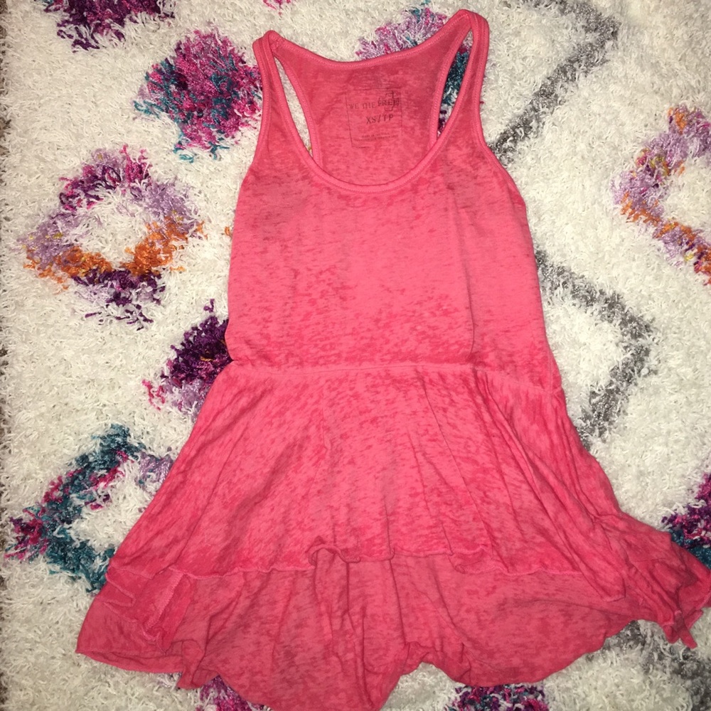 Free people peplum tank size XS