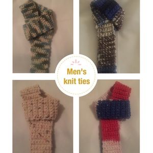 Men's Crocheted Ties