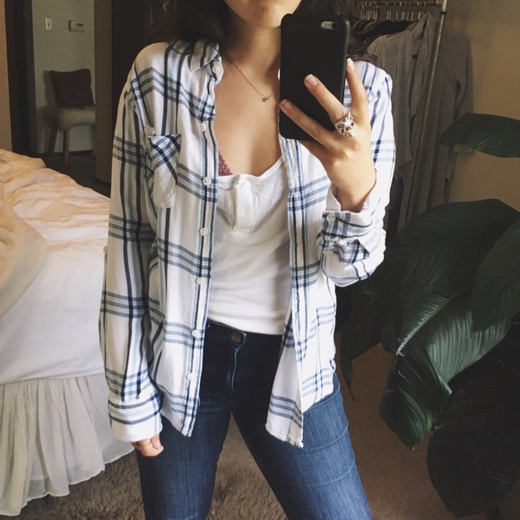 Tops - K E E P I N G // LAZULITE flannel