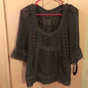 *bog2 free* Grey Blouse