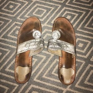 Silver Jack Rogers size 8