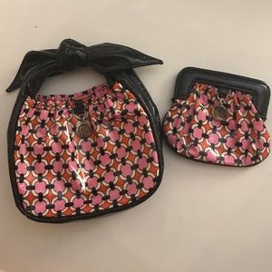 VERA BRADLEY MATCHING PURSE AND WALLET BUNDLE