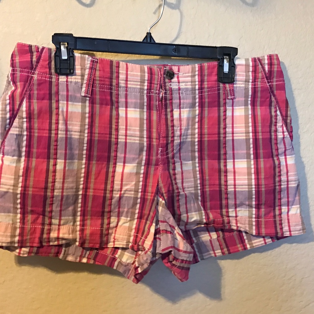 Pink plaid shorts :)