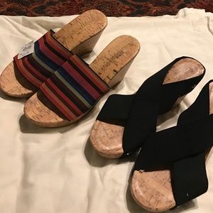 Buy 1 get 1 free..... wedge heel sandals.