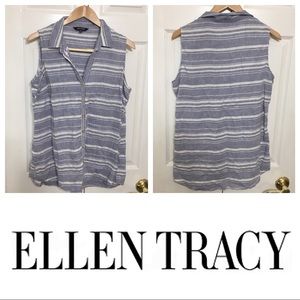 Ellen Tracy Women's sleeveless blouse