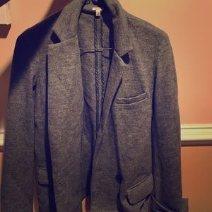 Gray J Crew cotton blazer sz 2