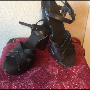 Dark Brown Clog Heels