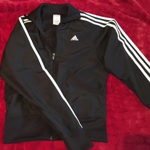 ADIDAS zip up black