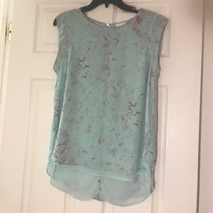 💯 Silk Blue and Purple Top!