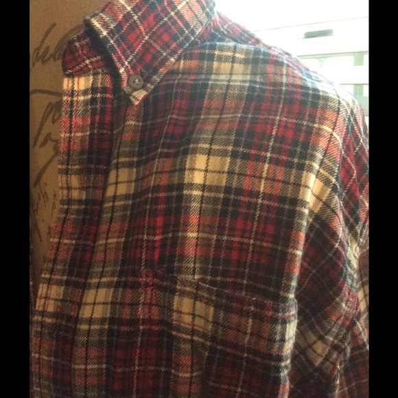 Mens XL Plaid Flannel Long Sleeve - Picture 2 of 3
