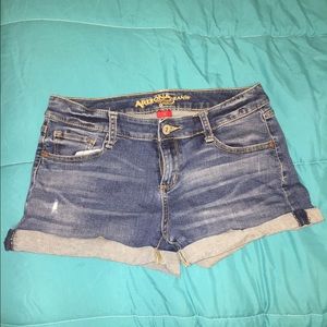 Denim shorts