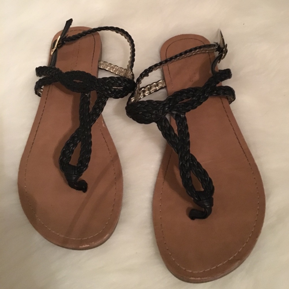 Black sandals